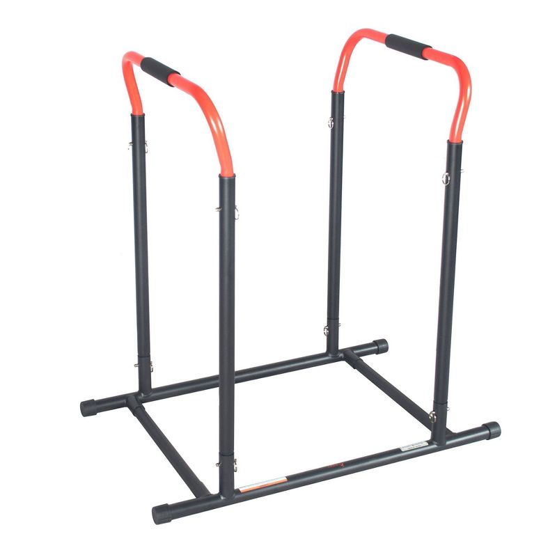 Sunny Health & Fitness High Weight Capacity Adjustable Dip Stand Station
