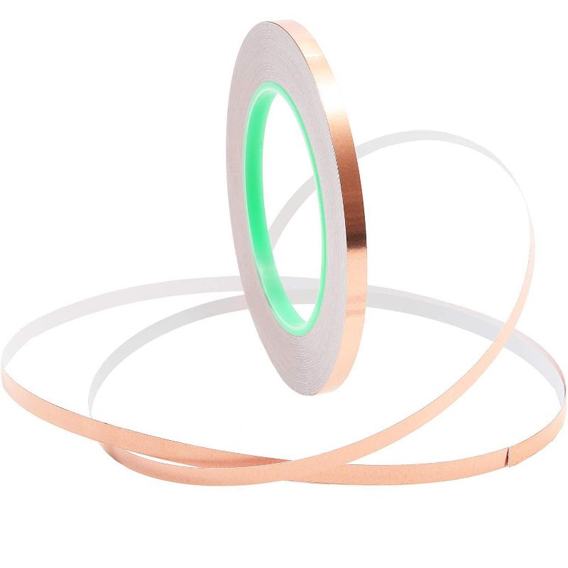 Bright Creations 4 Pack Copper Foil Tape with Conductive Adhesive for Guitar and EMI Shielding, Crafts, Electrical Repairs (1/4", 108ft)