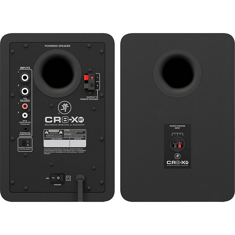 Mackie CR8-XBT 8" Active 160W Bluetooth Multimedia Studio Monitors, Pair