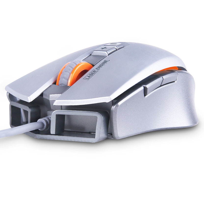 Dare-U 8200DPI 7-Programmable Keys RGB Chroma LED Backlight 12000FPS 150IPS 30G Acceleration USB Wired Armor Gaming Mouse