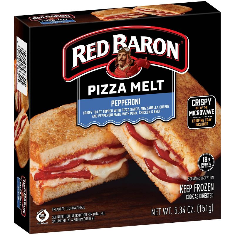 Red Baron Pizza Melts Pepperoni - 5.34oz
