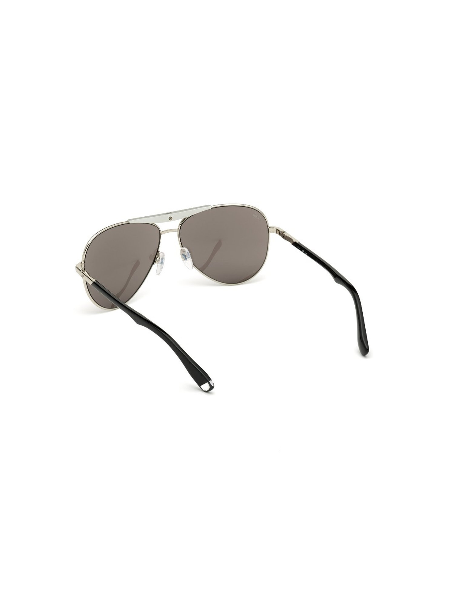 Web Eyewear Grey Oval Sunglasses for Men Designed in Italy