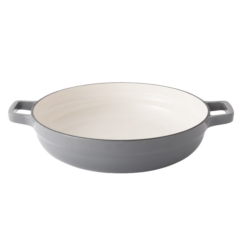 BergHOFF GEM 11" Cast Iron Covered Saute Pan 3.9 Qt, Gray
