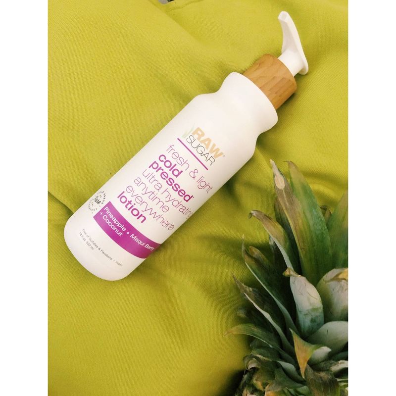 Raw Sugar Pineapple Maqui Berry and Coconut Body Lotion - 18 fl oz