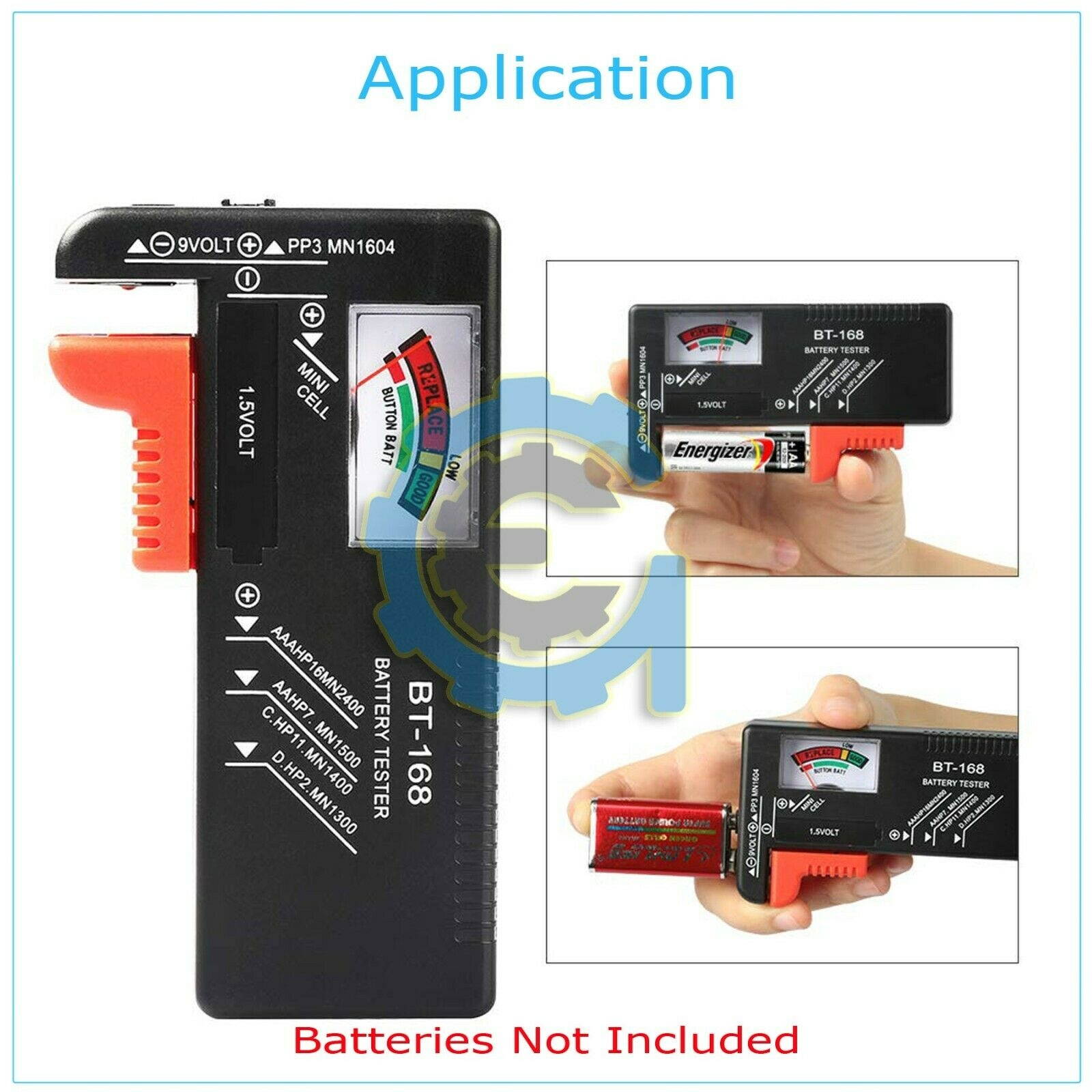 New Battery Tester Universal Volt Checker AAA, AA, C, D, 9V  Button Cell US