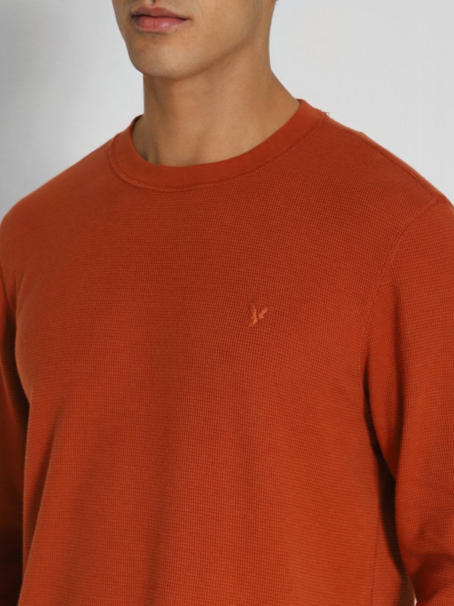 American Eagle Orange Regular Fit T-Shirt