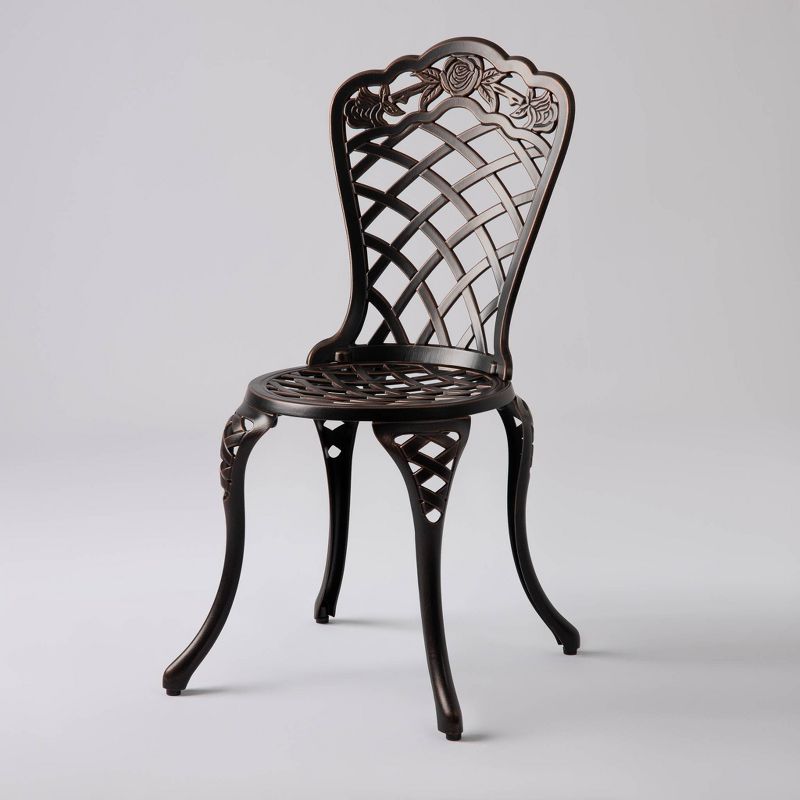 Scarlet 3pc Aluminum Bistro Set - Balkene Home