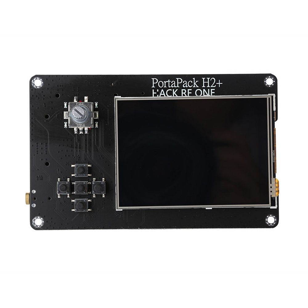 PortaPack H2+ with Shell Assembled for HackRF One SDR Software Defined Radio 1MHz-6GHz 0.5ppm TCXO with 3.2inch Touch LCD Display