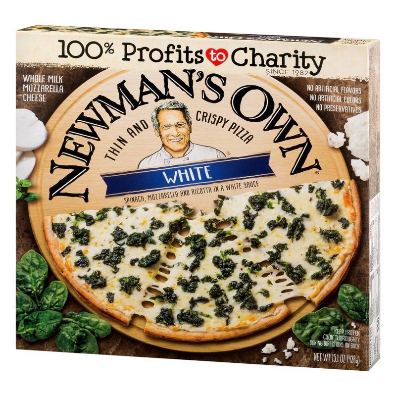 Newman's Own White Thin Crust Frozen Pizza - 15.1oz