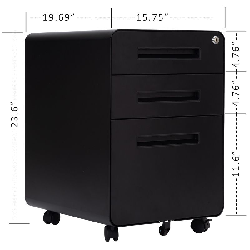 100 Racing Style Gaming Chair, in Black (RSP-100-BLK)