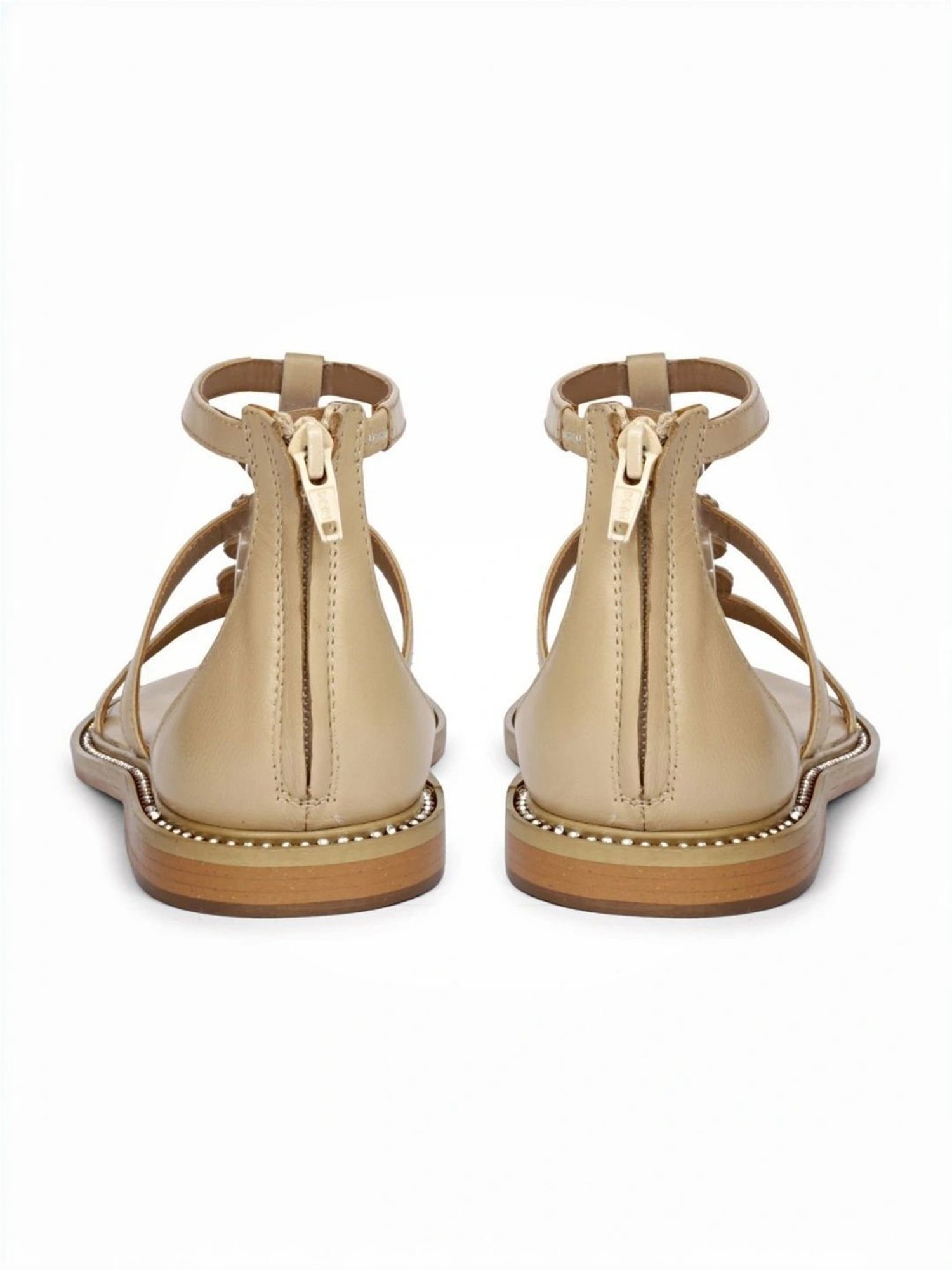 Saint G Women's Grey Ankle Strap Sandals