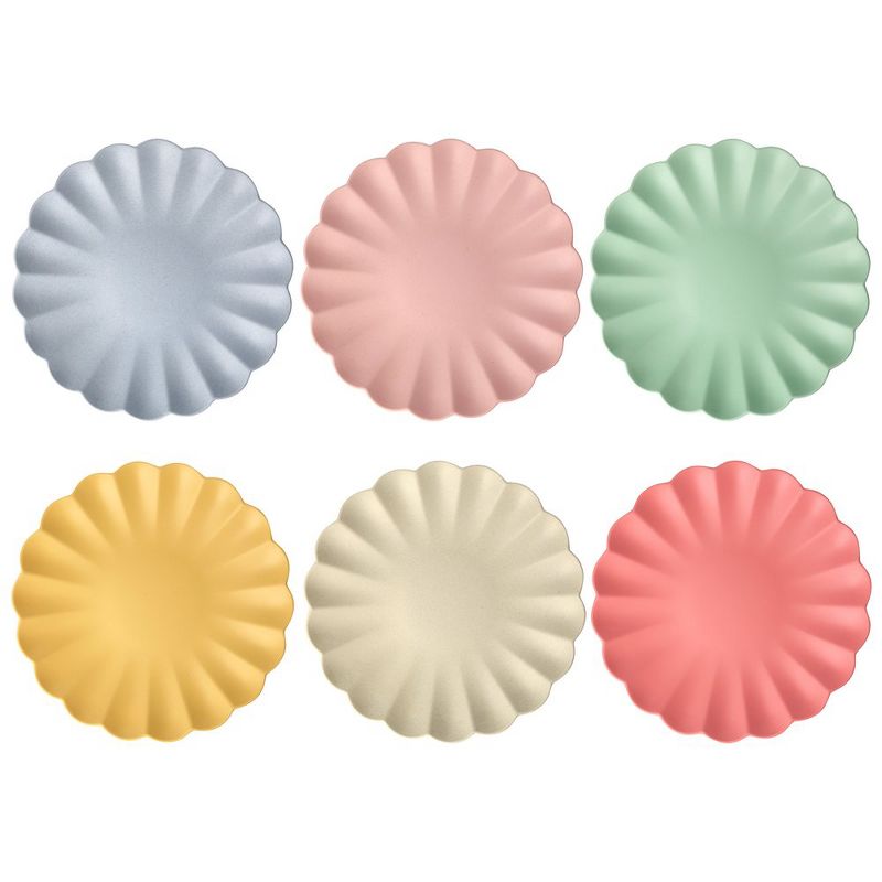 Large Bamboo Fiber Mixed Plate Set