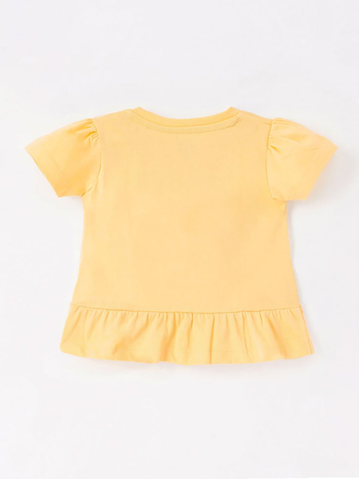 Ed-a-Mamma Baby Yellow Printed Top
