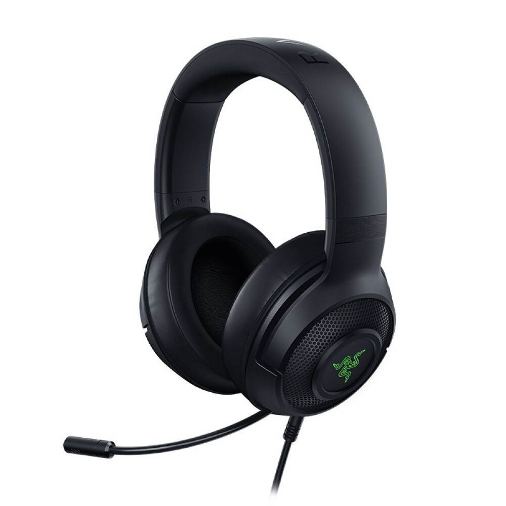 Razer Kraken X-USB Gaming Headset Earphone 7.1 Surround Sound Ultra Light Headphone Bendable Cardioid Microphone Custom-Tuned 40mm Drivers