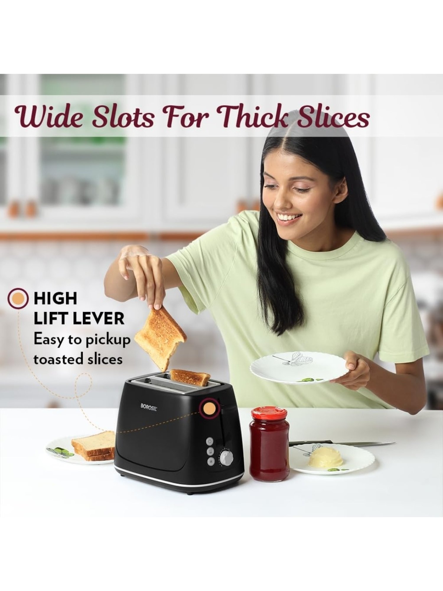 Proctor Silex 2-Slice Toaster - Black