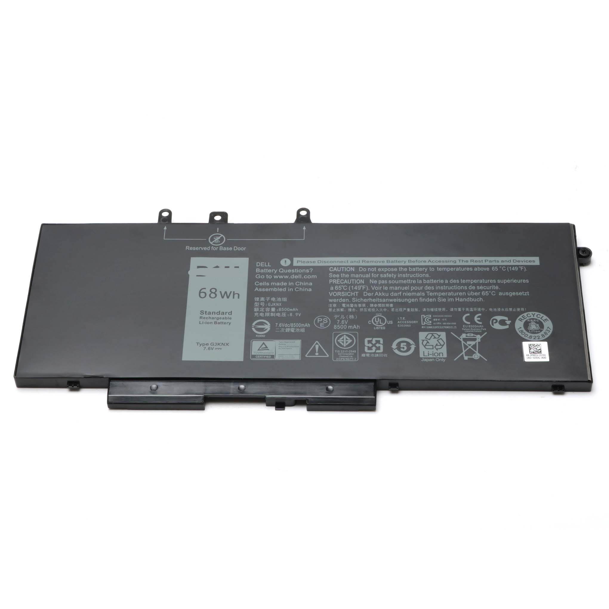 NEW DELL GJKNX Replacement Laptop Battery Compatible with Dell Precision 15 3520 Latitude E5580 E5480 E5280 E5490 E5590 Series GD1JP 0GD1JP (7.6V 68WH)