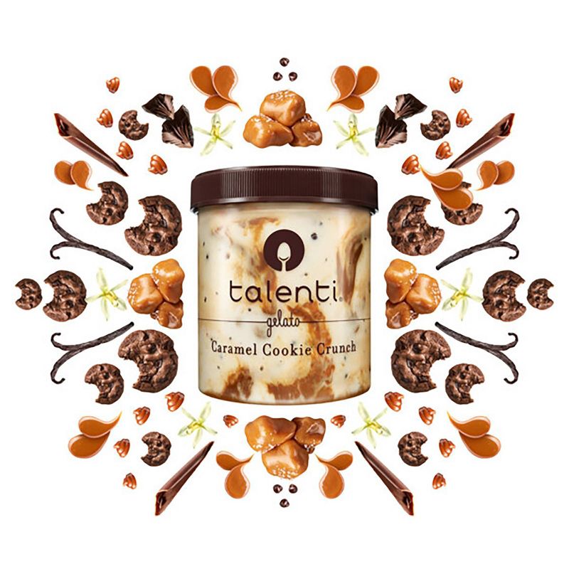 Talenti Caramel Cookie Crunch Gelato - 16oz