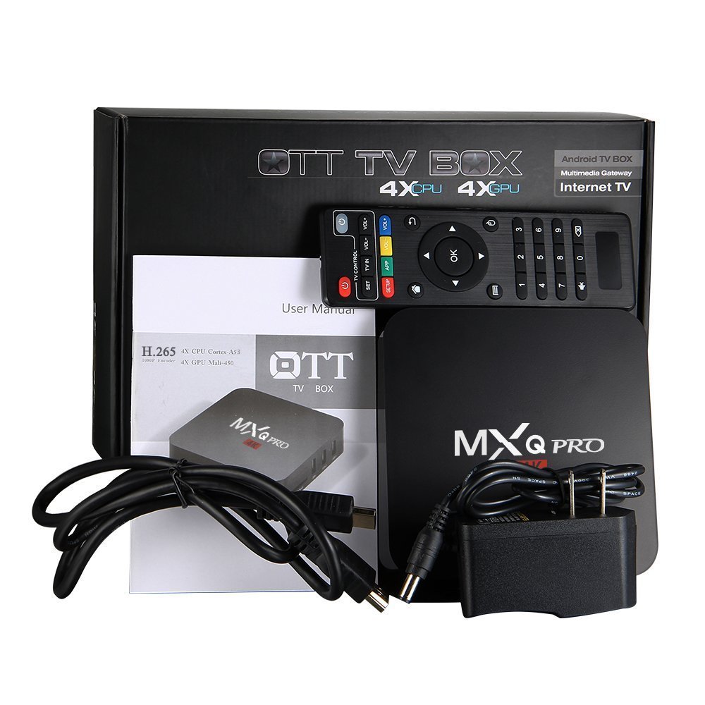 MXQ Pro2 Android 6.0 TV Box, KINTUS MXQ Pro Am Logic S905X Quad-core 64-Bit UHD 4K H.264 Media Center Smart OTT TV Box