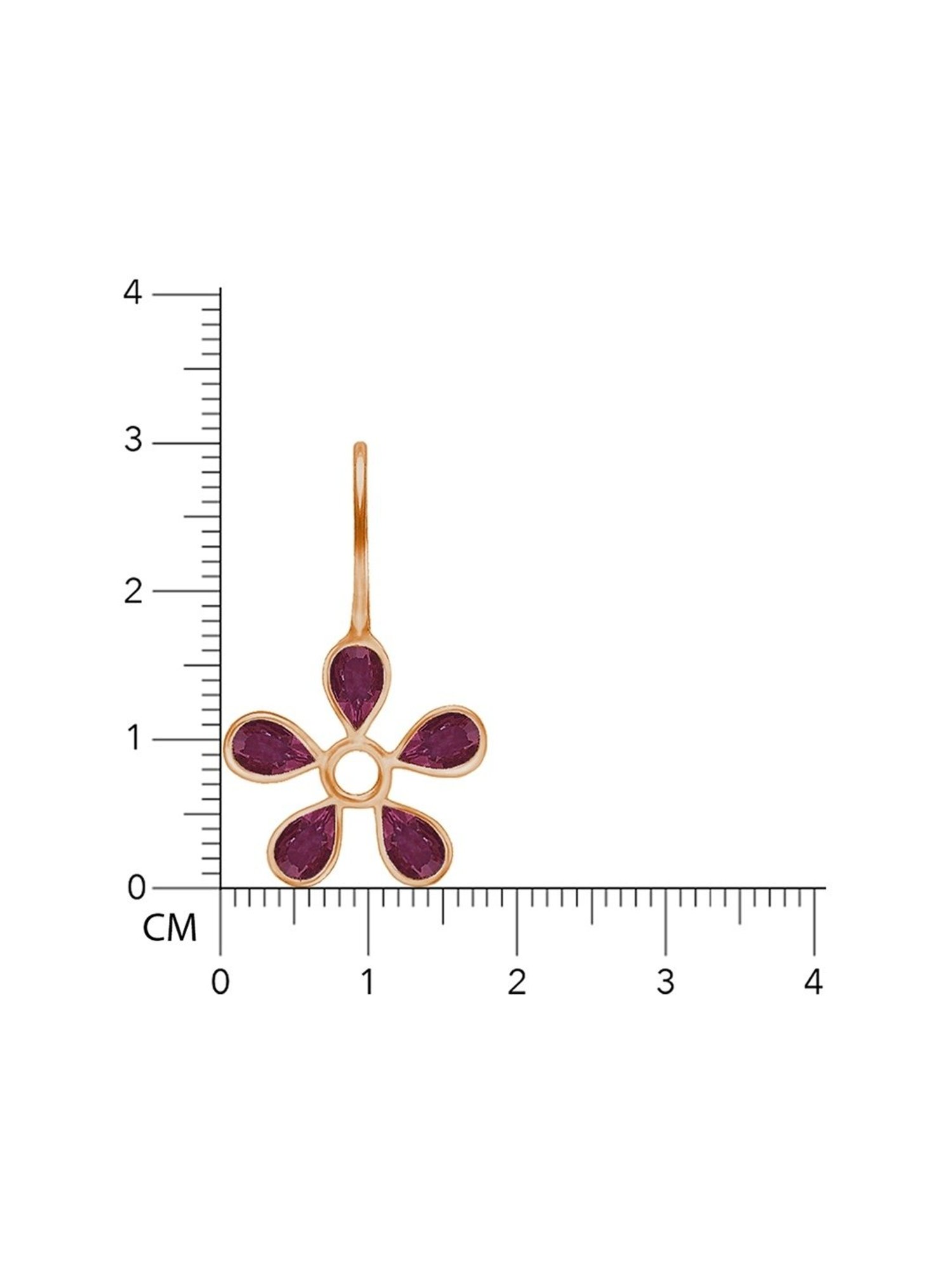 GIVA 92.5 Sterling Silver Golden Cherry Blossom Earrings for Women