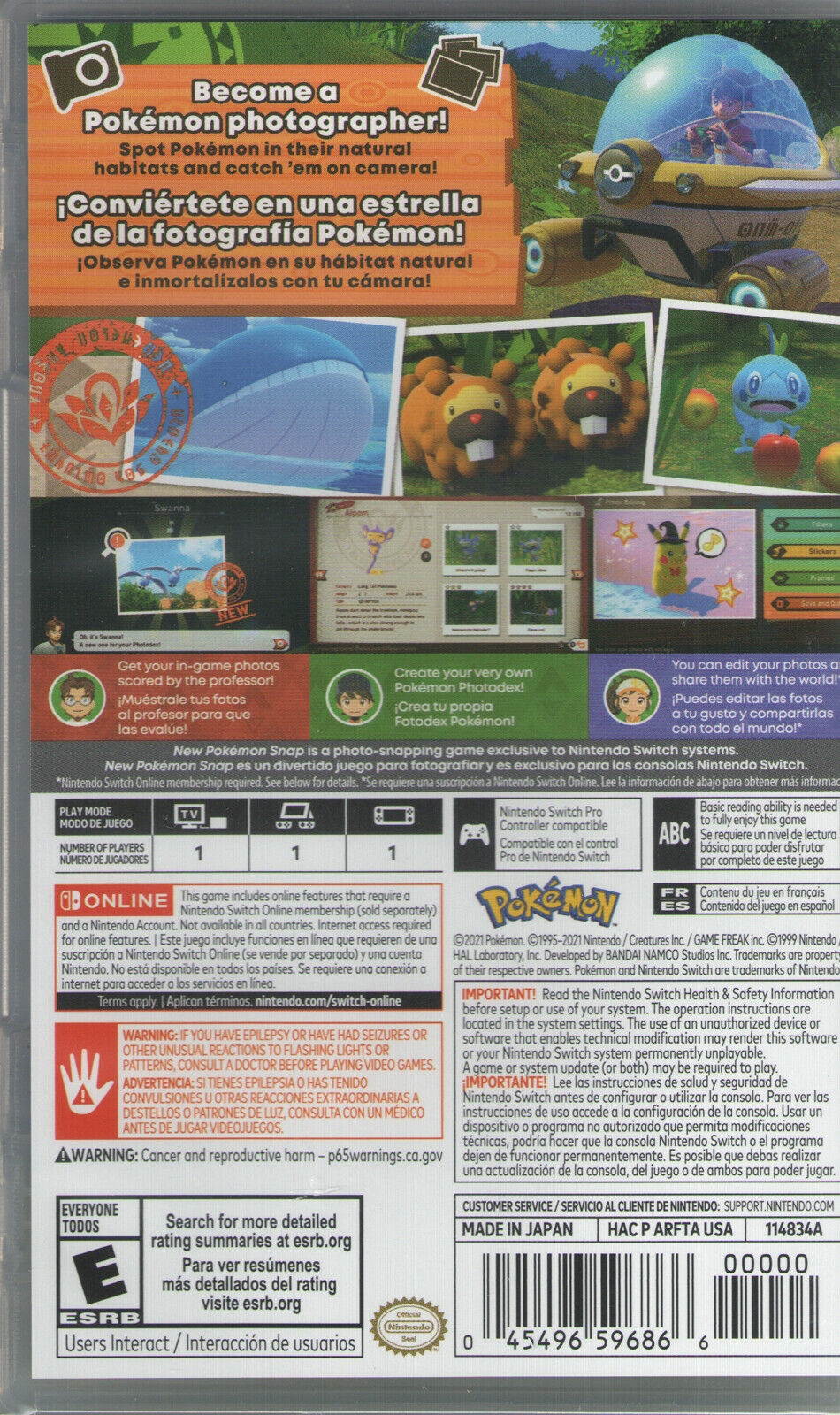 Pokemon Snap - Nintendo Switch