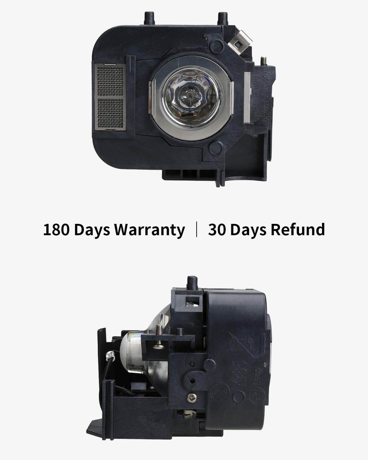 KOSRAE for ELPLP50 / V13H010L50 Replacement Lamp Bulb for Epson PowerLite 84+ 84 85 85+ 825 825+ 826W 826W+ Projector