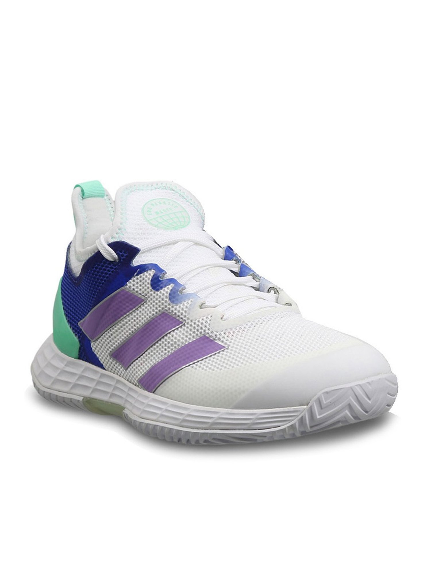 Adidas Women's adizero ubersonic 4 W LanzaT White Tennis Shoes