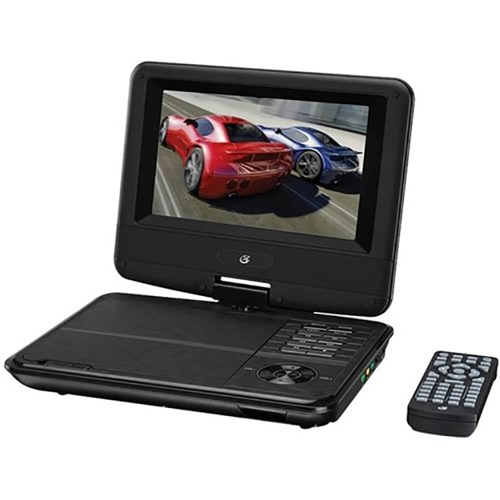 Gpx Pd701b Portable Dvd Player - 7" Display - 480 X 234 - Black