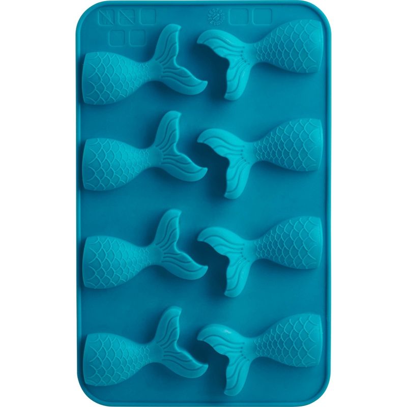 Trudeau 2pk Mermaid Chocolate Molds Blue