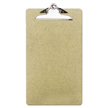 Recycled Clipboard, 1/2" Capacity, Holds 8-1/2w x 14h, Brown, 3/Pack - UNV05563