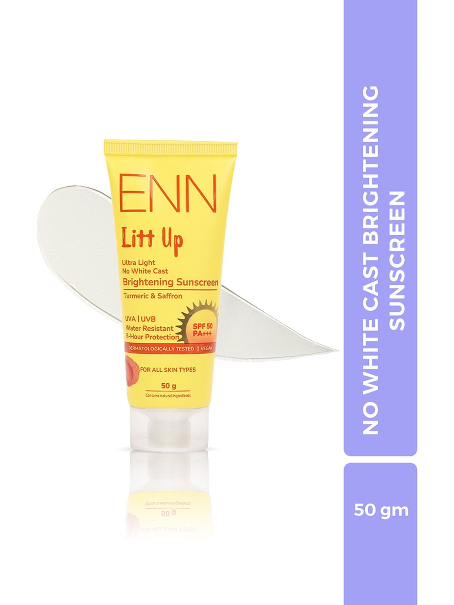 ENN Litt Up Ultra Light Brightening Sunscreen SPF 50 - 50 gm