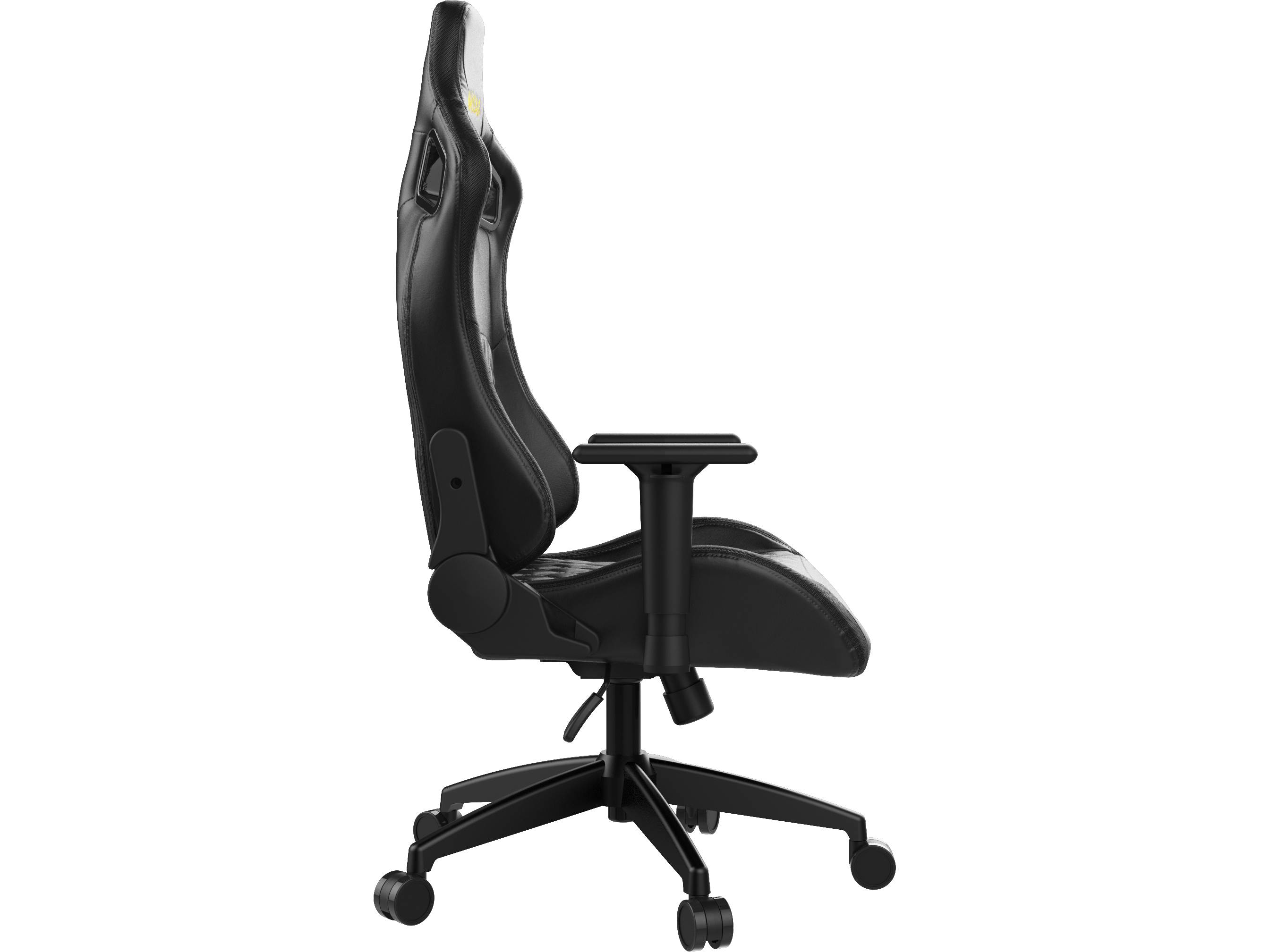 Gamdias APHRODITE EF1 Gaming Chair, PC Computer Racing Seat, High-Back, Height Adjustable, and Adjustable Arm Rest (BLACK)