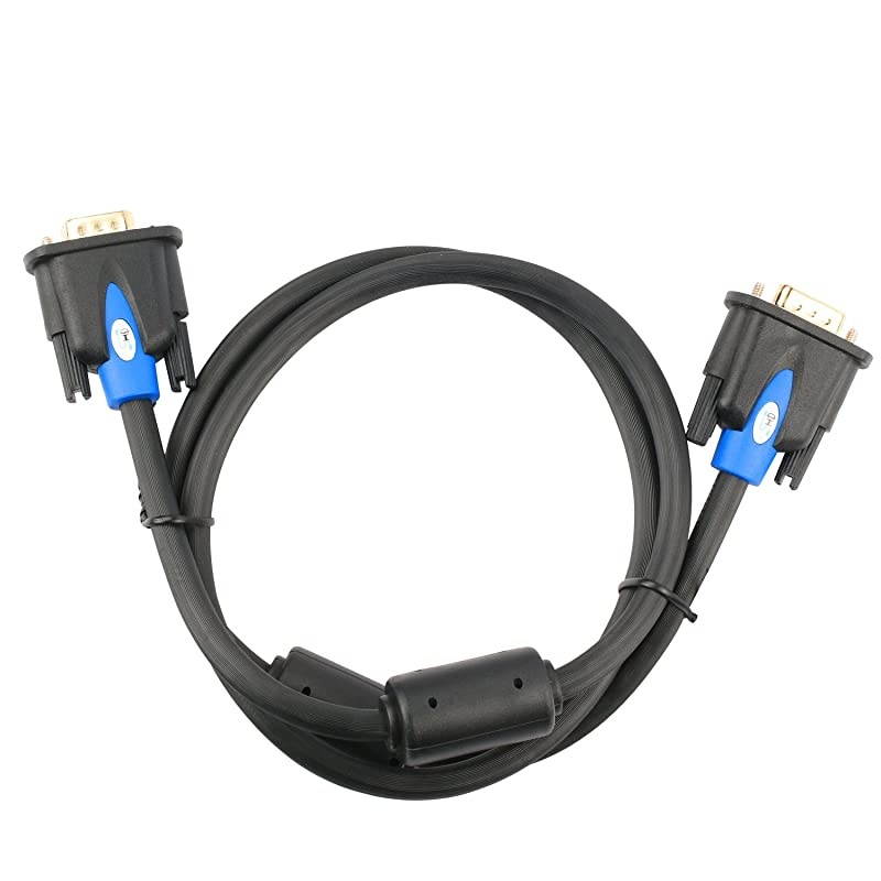 VGA Cable, VGA to VGA HD15 Monitor Cable for PC Laptop TV Projector-3Feet