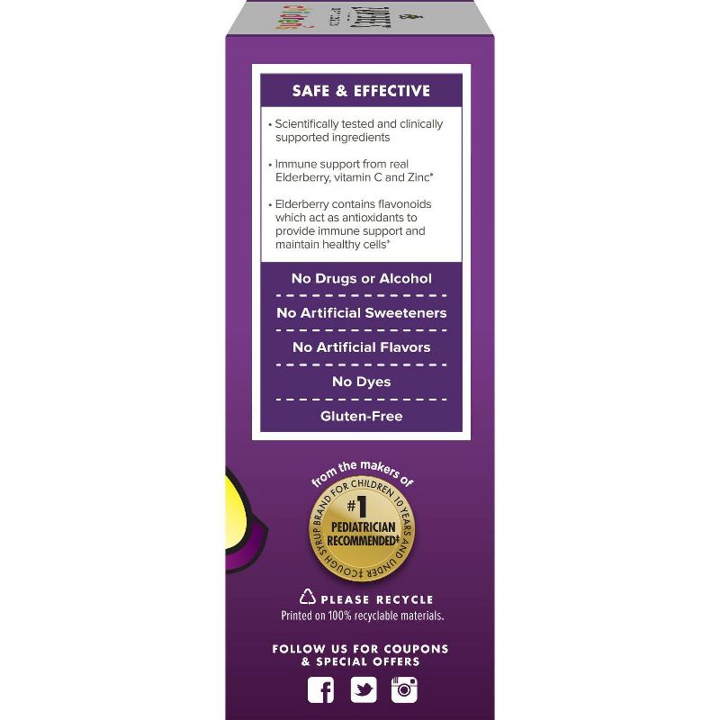 Zarbee's Naturals Children's Elderberry Syrup - 4 fl oz