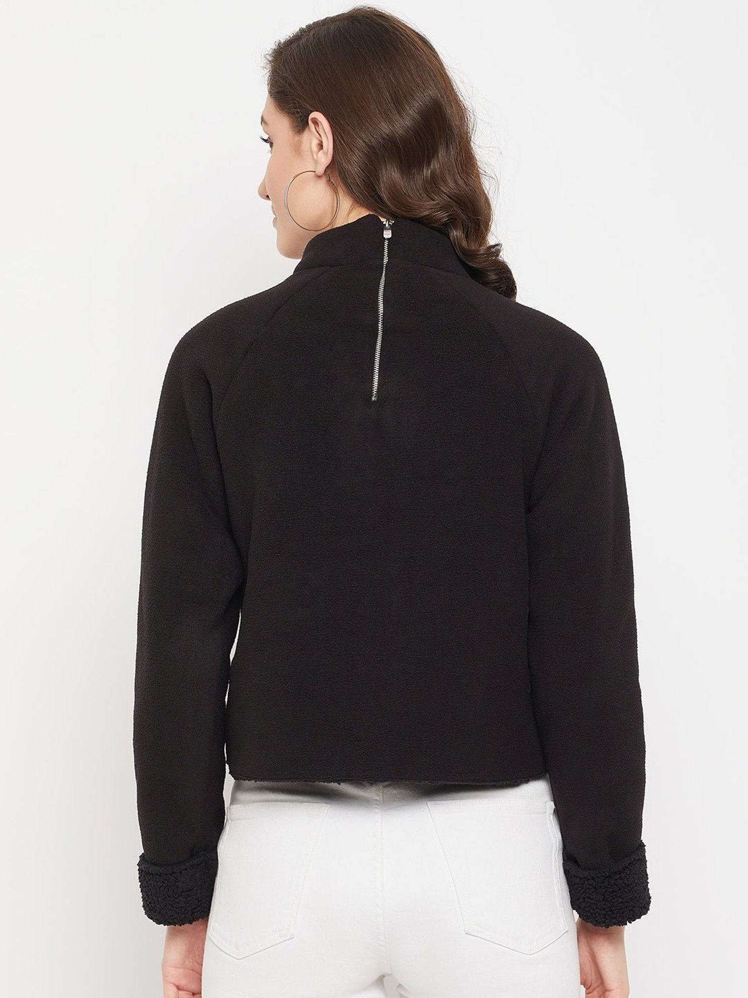 MADAME Black Printed Top