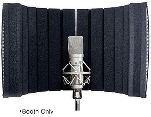 Editors Keys Vocal Booth Home Edition | Studio Series Portable Noise Reduction Sound Booth Silver