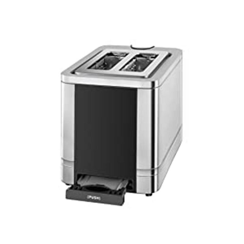 Chefman RJ31-SS-V2 Pop Up 2 Slice Stainless Steel 850W Kitchen Toaster with 7 Different Toasting Settings for Bagels, Bagels, Buns, Waffles, Silver