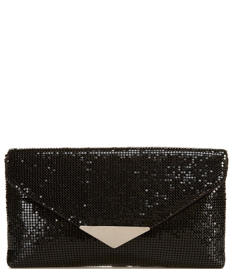 Kate Landry Satin Buckle Clutch Bag
