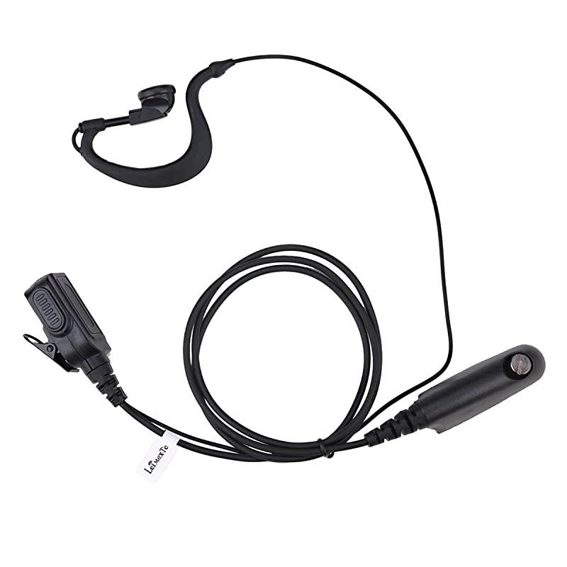 Earpiece for Motorola HT750 HT1250 GP328 2 Way Radio Walki Talki Headset with Mic PTT Walkie Talkie Earpieces Security Surveillance G Headphone