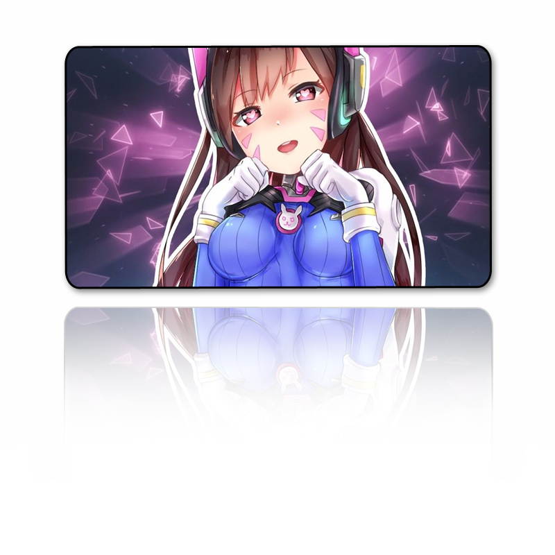 70X40cm Large Game Mouse Pad Send BoyFriend the Best Gift Notebook computer PC Keyboard and Mouse Peripheral D.VA Shooting