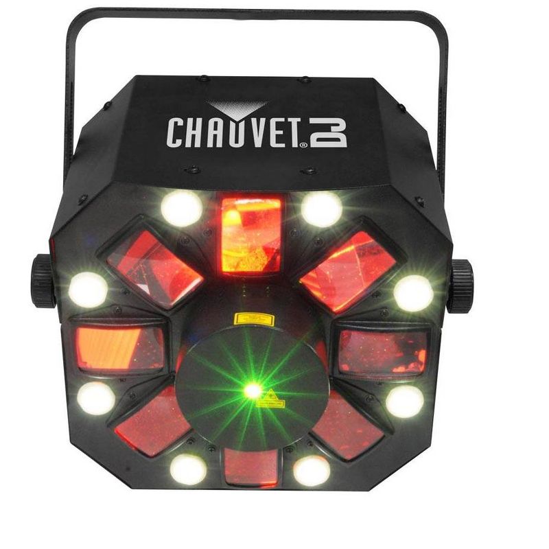 Chauvet DJ SWARM 5FX RGBAW LED Active Derby, Strobe Light + Mini Strobe Light