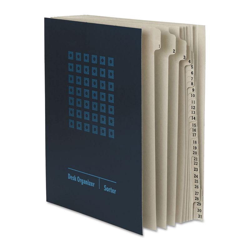 Kantek Incline Sorter 8 Slots for Letter Size Black S3755