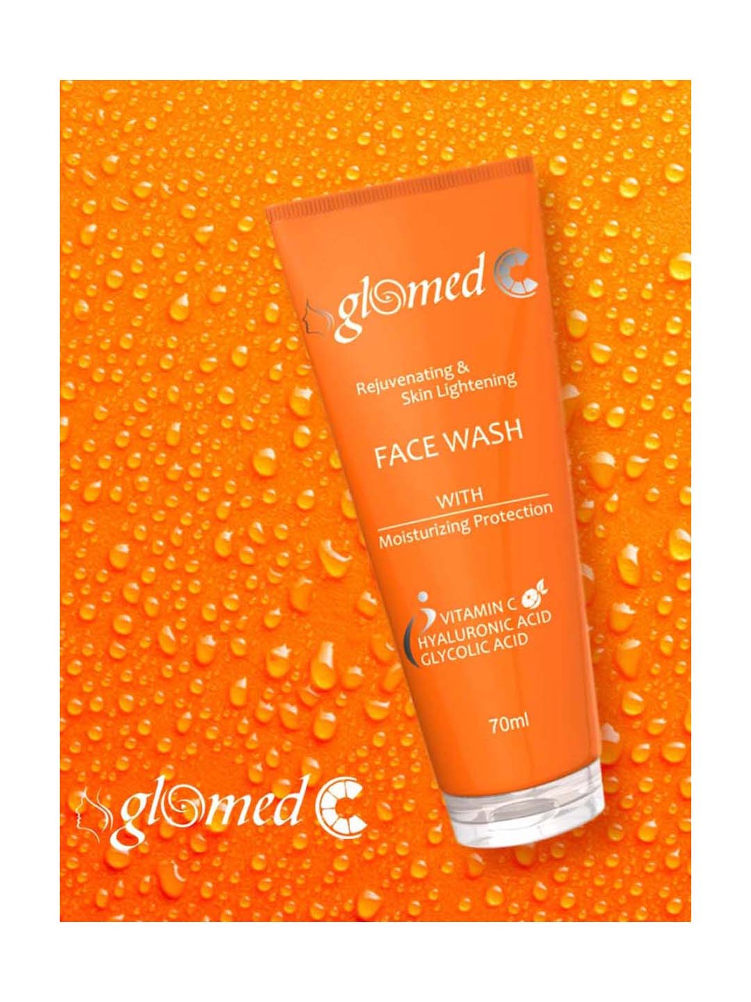 Glomed C Skin Lightening Face Wash - 70 ml