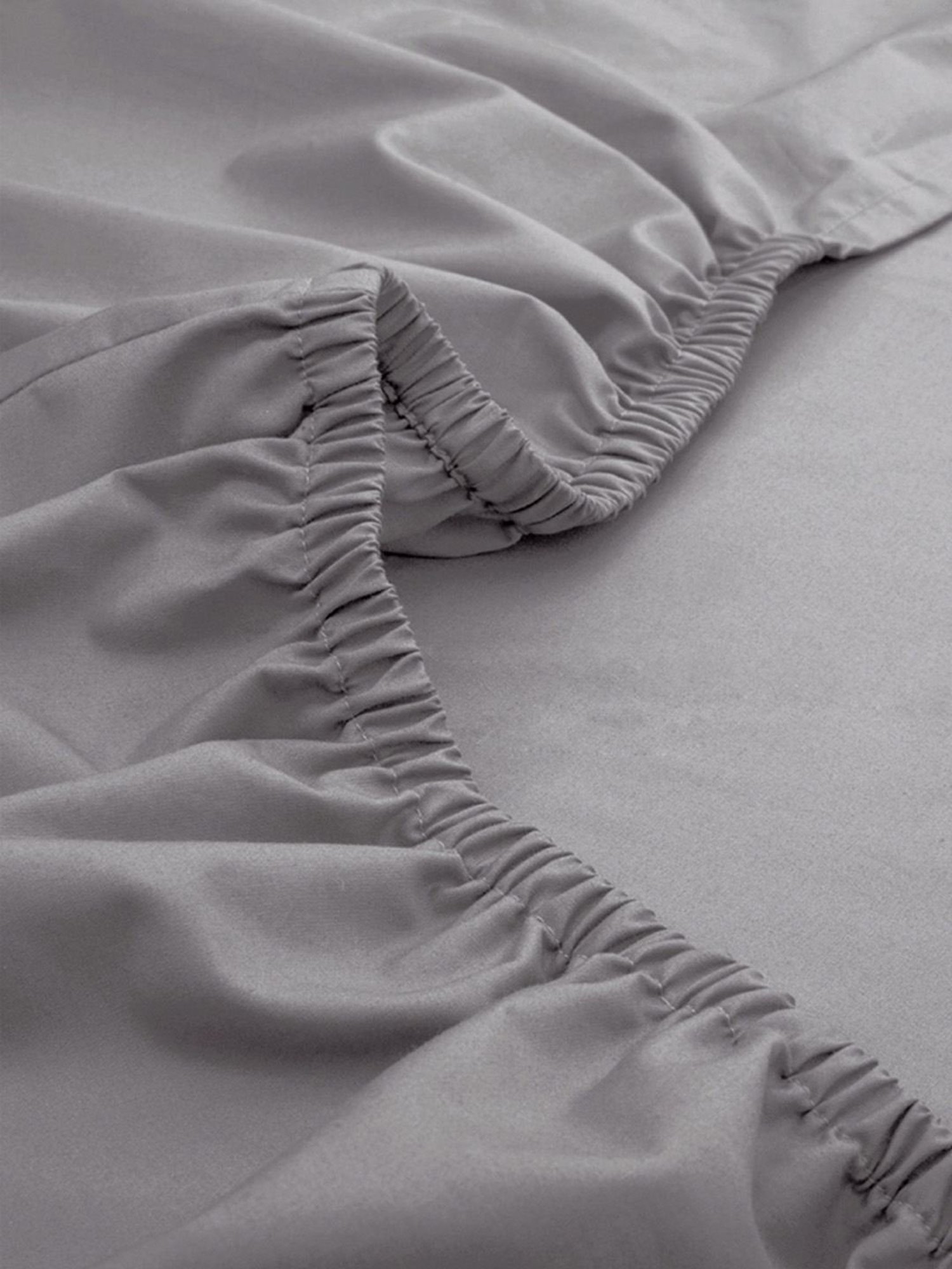 Maspar Grey Cotton 200 TC Bed Sheet Set