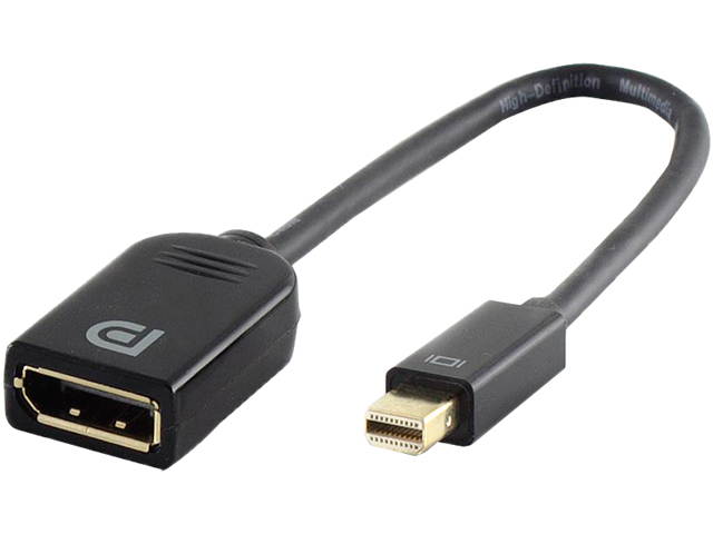 Alogic MDP-DP-ADP 15cm Mini DisplayPort 1.2a Male to DisplayPort Female Adapter