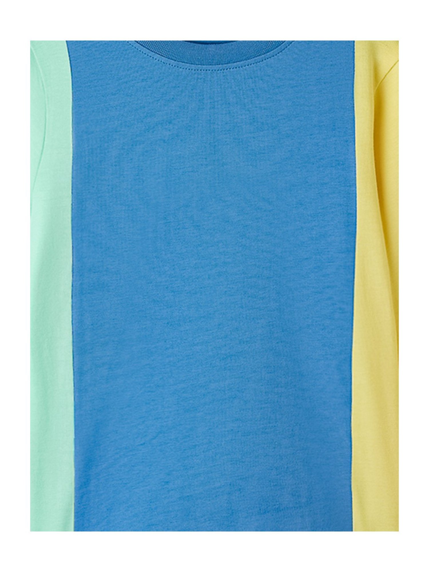 The Souled Store Kids Multicolor Color Block Full Sleeves T-Shirt