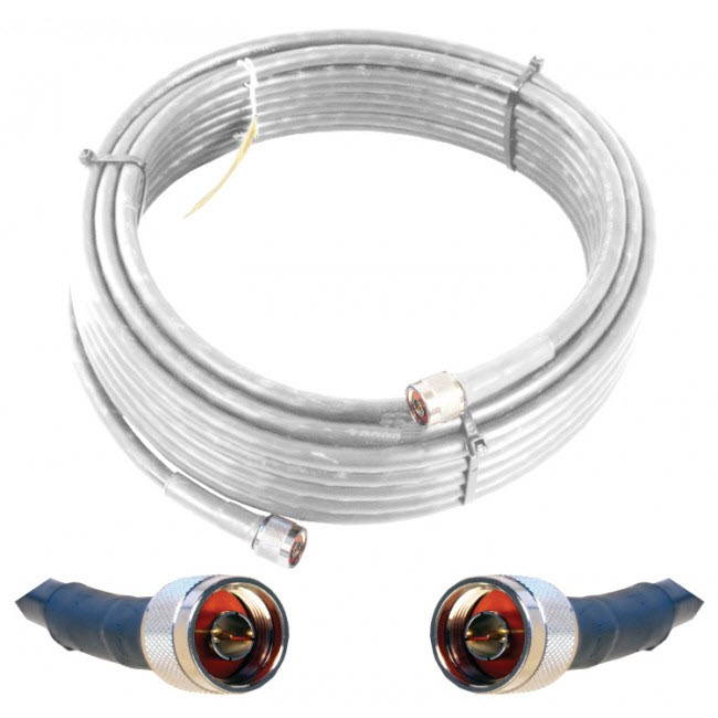 weBoost 952475 WILSON 400 ULTRA LOW-LOSS WHITE COAX CABLE, 50 OHM