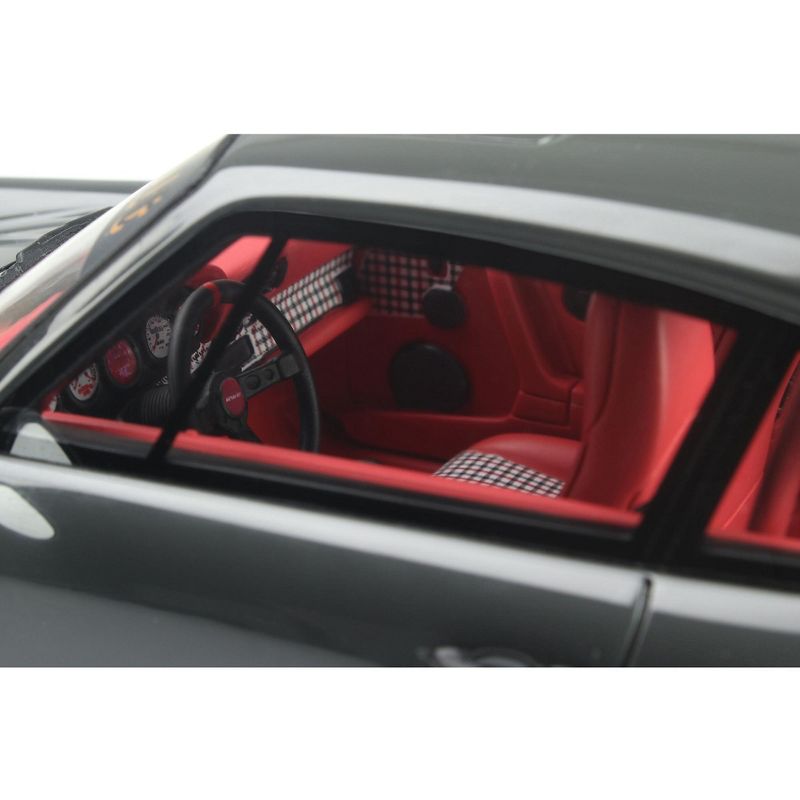 Porsche RWB Body Kit Bourgogne Green with Red Interior 1/18 Model Car by GT Spirit