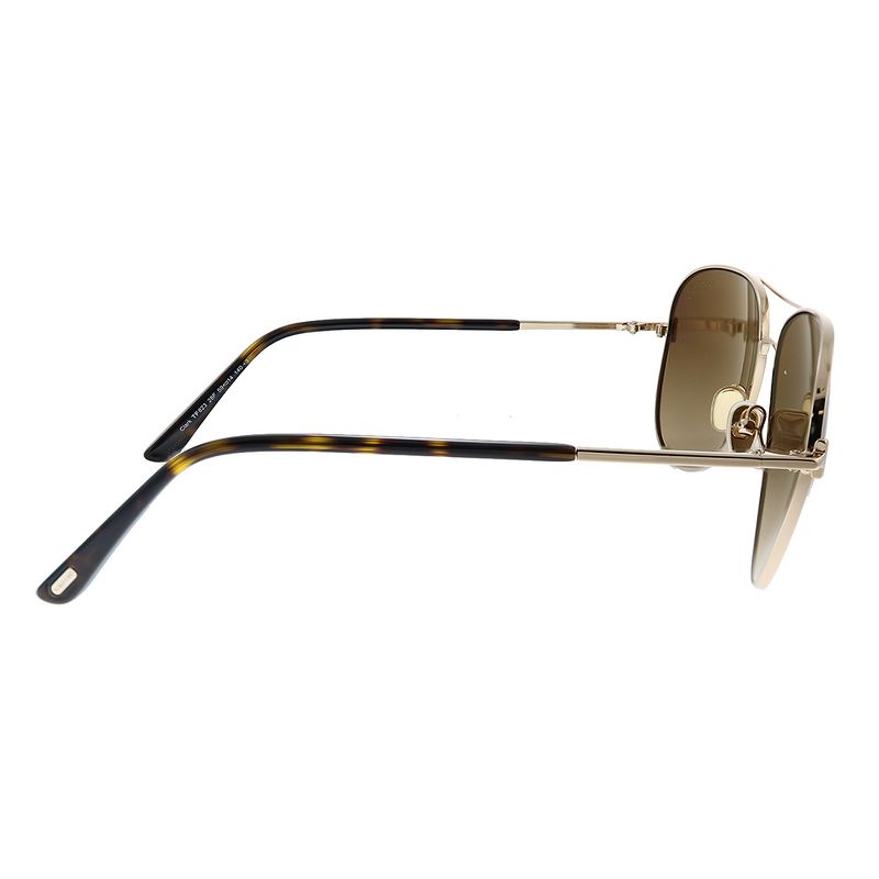 Tom Ford Clark TF 823 28F Unisex Aviator Sunglasses Rose Gold 59mm