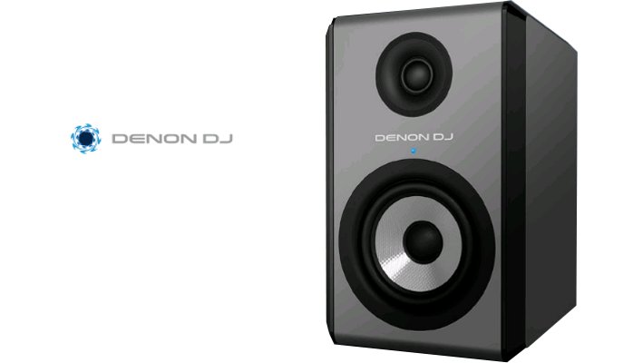 Denon DJ SM50 | Bi-Amplified Reference Monitor (Pair) W/ Stand + (2) XLR Cables + Insolation Pads