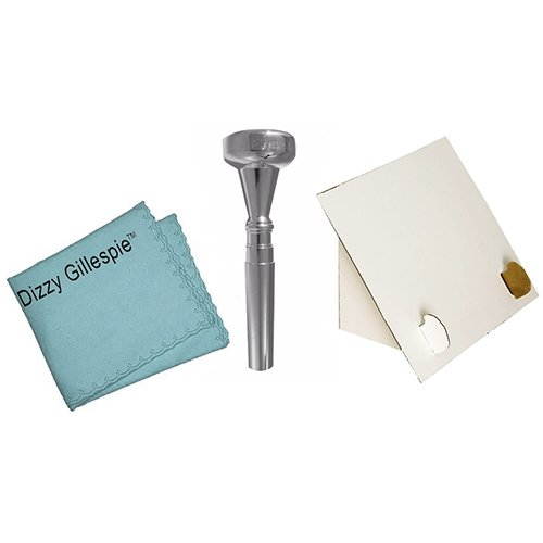 Dizzy Gillespie Elite Series Trumpet Mouthpiece Pack w/Dizzy Gillespie Trumpet Cleaning Cloth + Desktop Music Stand